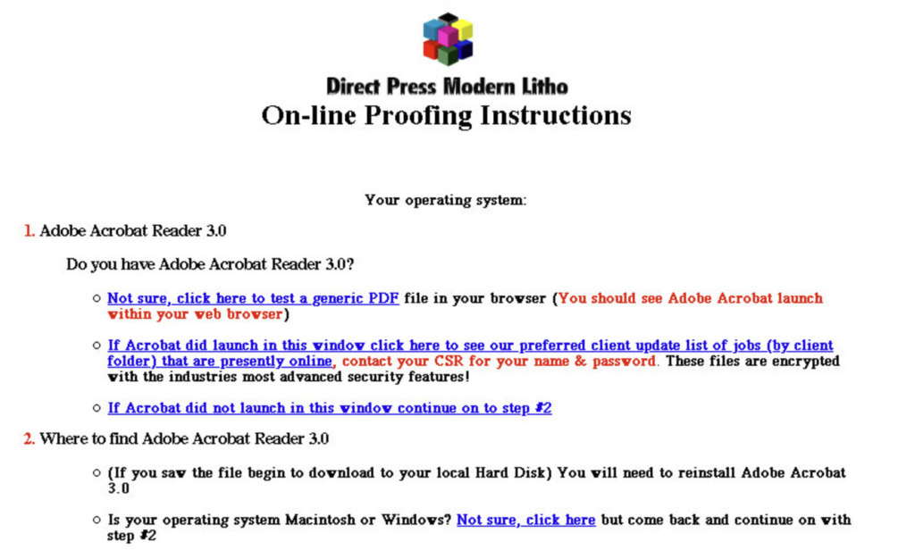 First of its kind Adobe Acrobat online proofing system